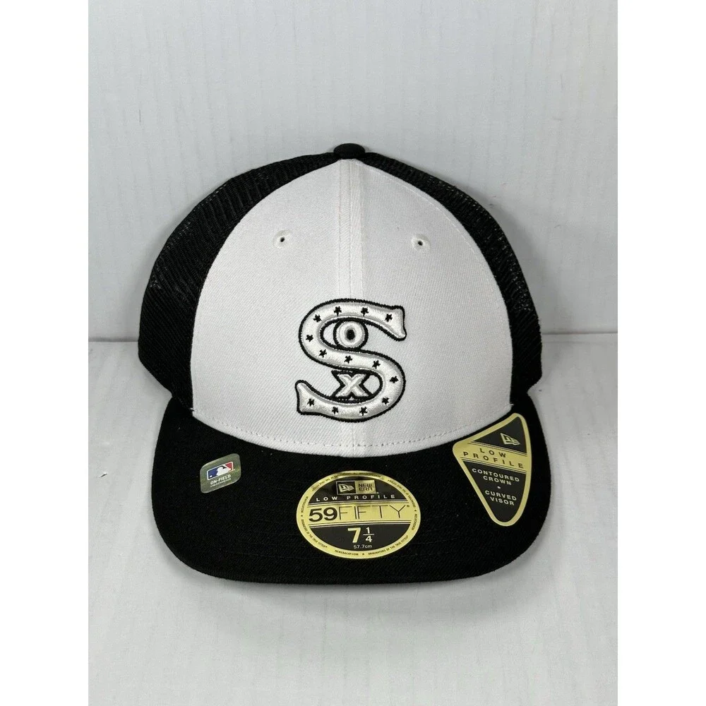 Size 7 1/4 New Era 59FIFTY Chicago White Sox On-Field Batting Practice Hat Cap